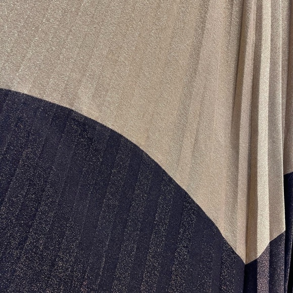 Free people metallic pleated dress size large - Picture 5 of 11